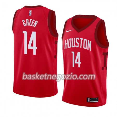 Canotte Uomo Houston Rockets Gerald Green 14 2018-19 Nike Rosso Swingman
